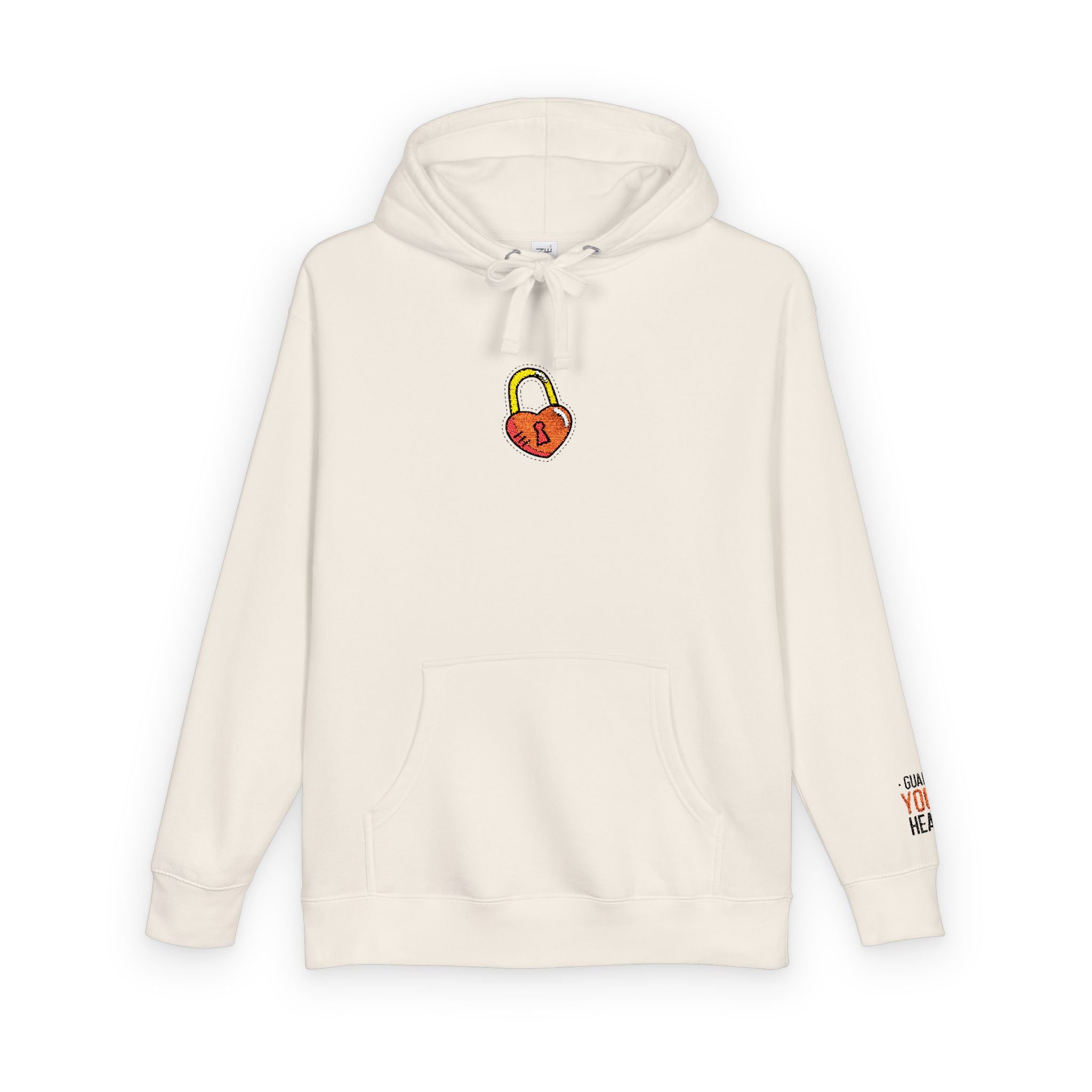 Hoodie — Cozy Heart Lock Graphic Pullover