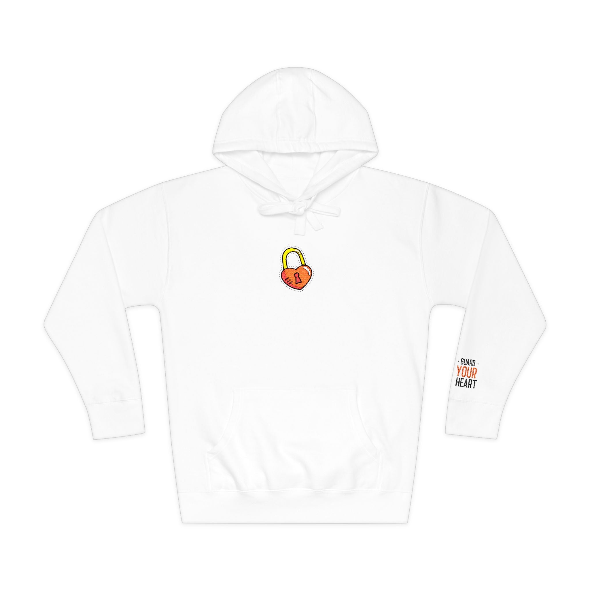 Hoodie — Cozy Heart Lock Graphic Pullover
