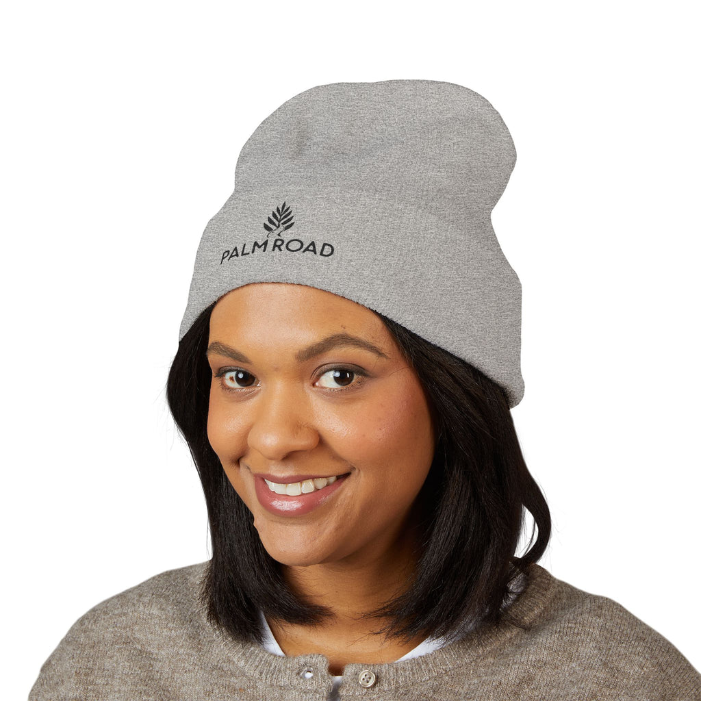 Palm Road |Embroidered Cuffed Beanie
