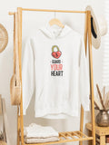 Guard Your Heart Hoodie | Padlock Valentine's Day Graphic