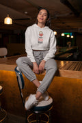Guard Your Heart Crop Hoodie | Lock & Heart Graphic Pullover