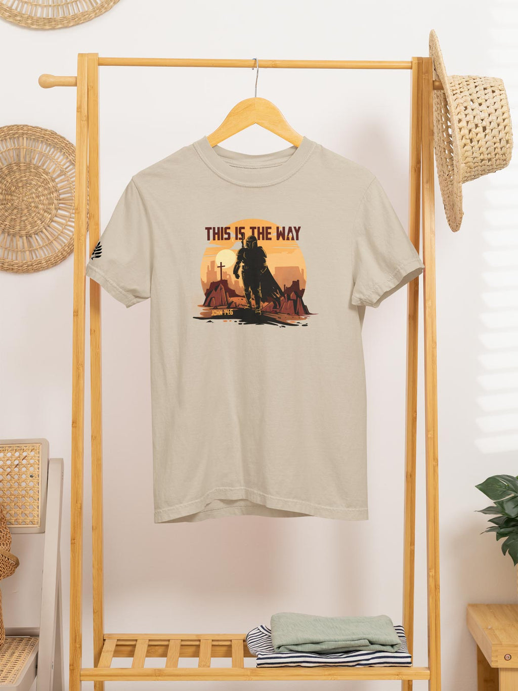This Is The Way | Retro Hand Drawn Bounty Hunter T-Shirt