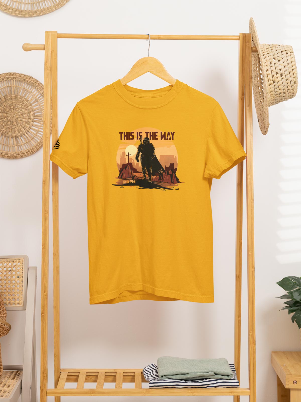 This Is The Way | Retro Hand Drawn Bounty Hunter T-Shirt
