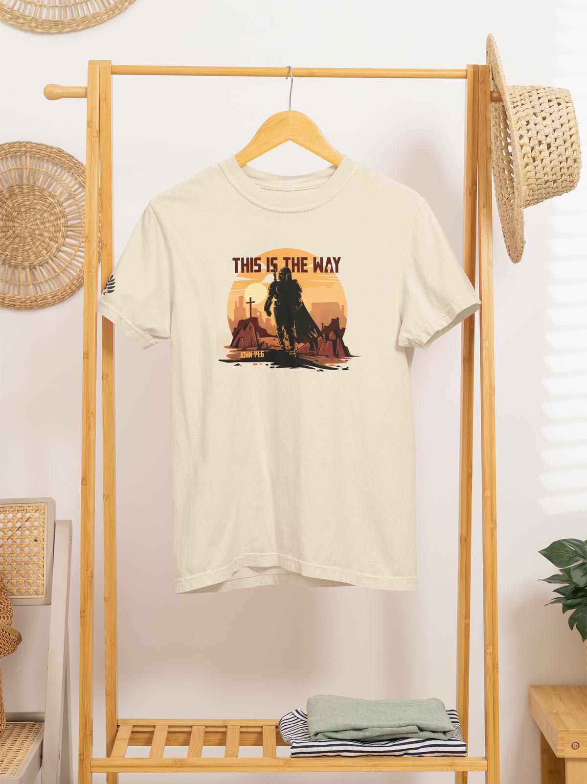 This Is The Way | Retro Hand Drawn Bounty Hunter T-Shirt