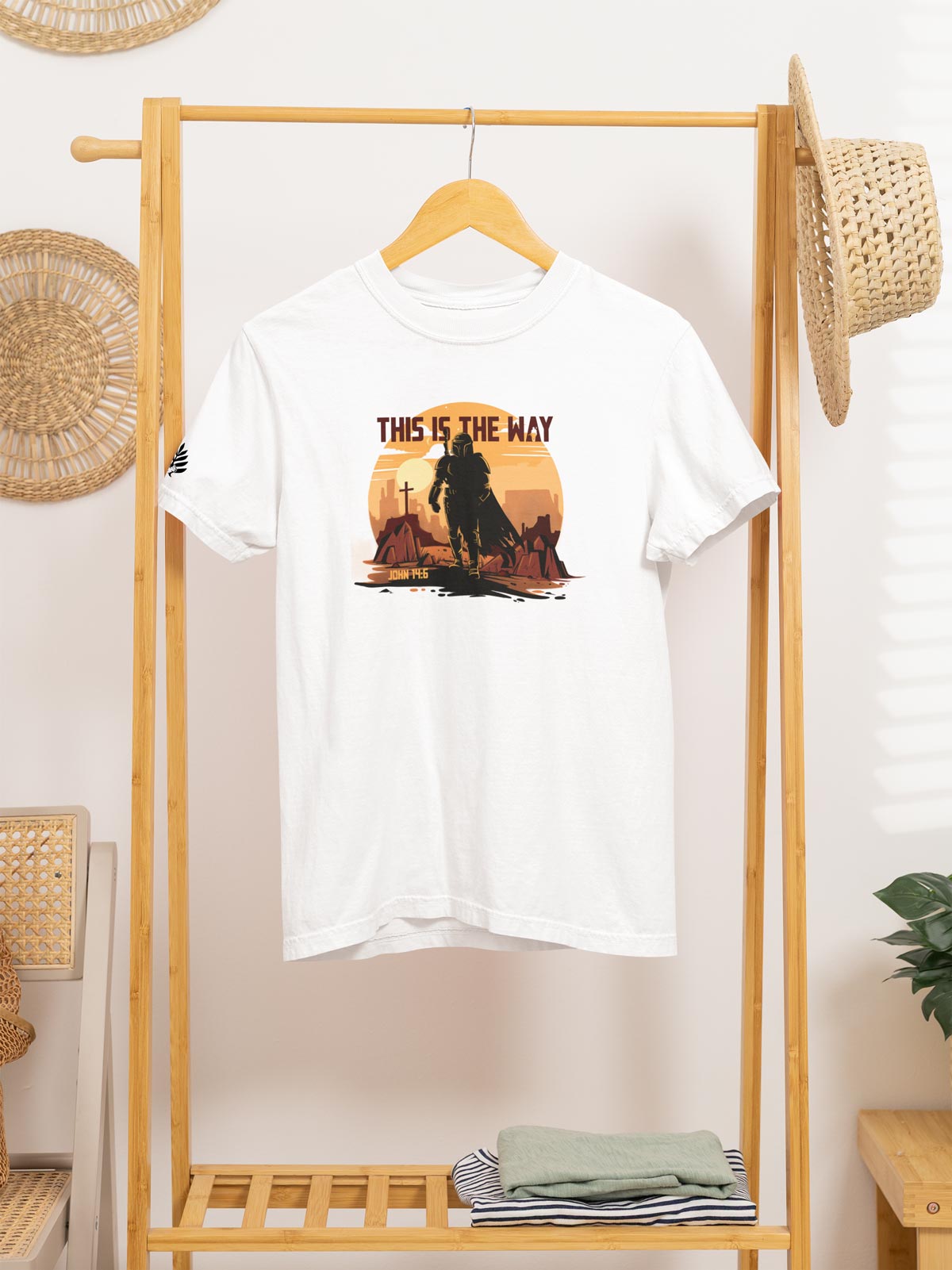 This Is The Way | Retro Hand Drawn Bounty Hunter T-Shirt