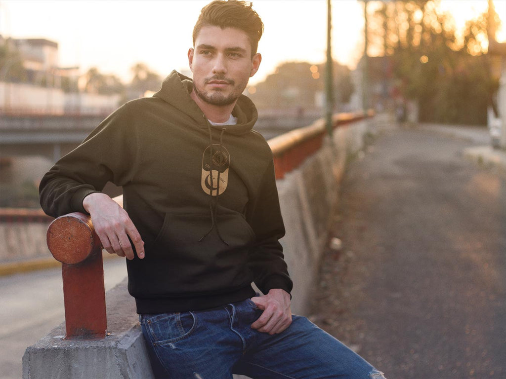 Day One Stuff| Minimal Sun and Moon Graphic Hoodie