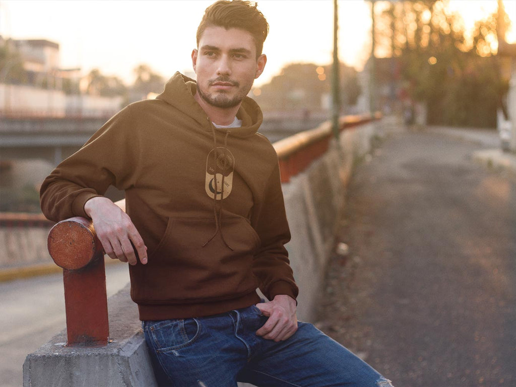 Day One Stuff| Minimal Sun and Moon Graphic Hoodie