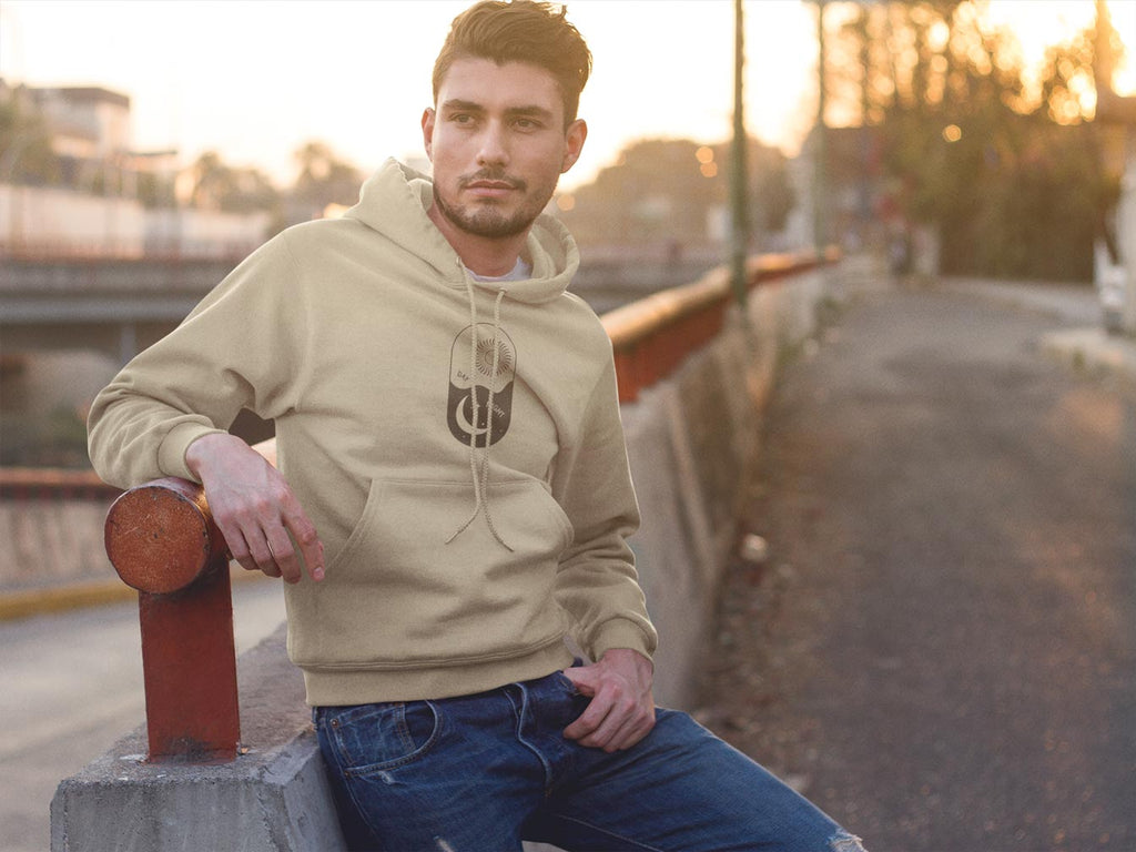 Day One Stuff| Minimal Sun and Moon Graphic Hoodie