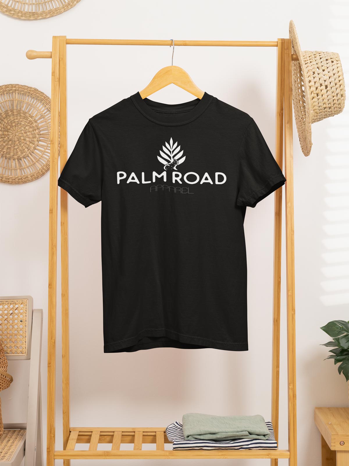 Palm Road Logo T-Shirt | White Print
