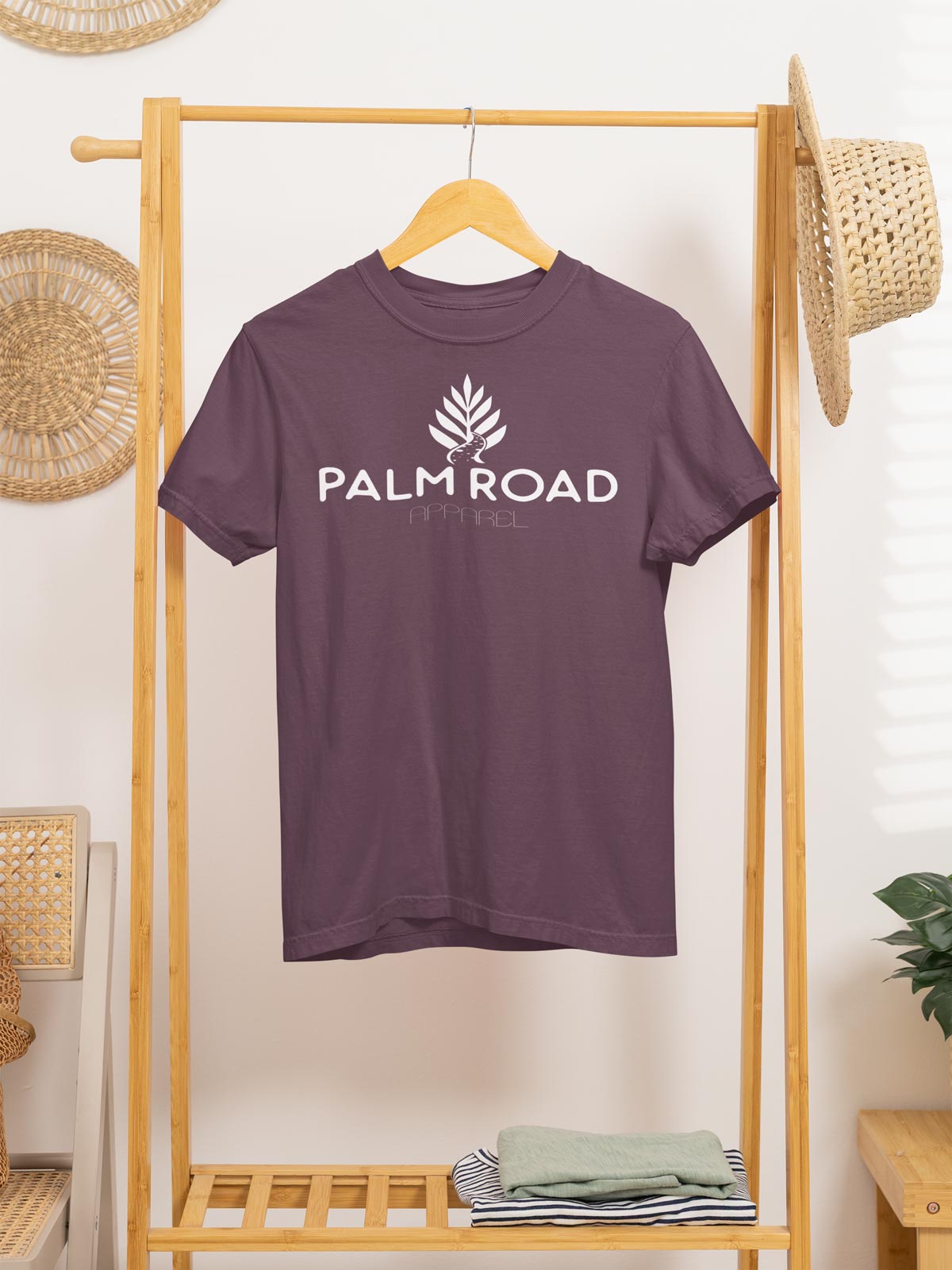 Palm Road Logo T-Shirt | White Print