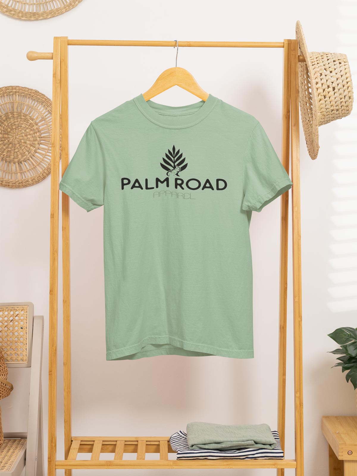 Palm Road Logo T-Shirt | Black Print