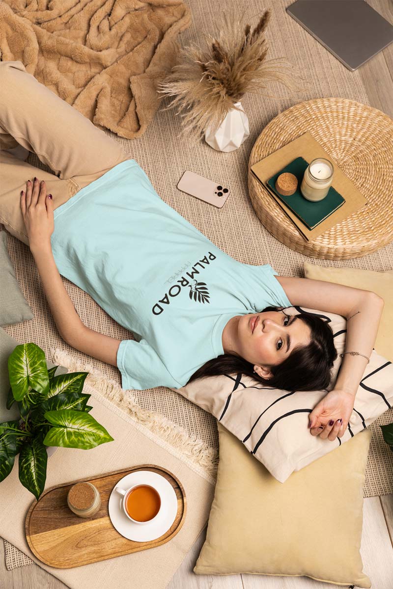 Palm Road Logo T-Shirt | Black Print