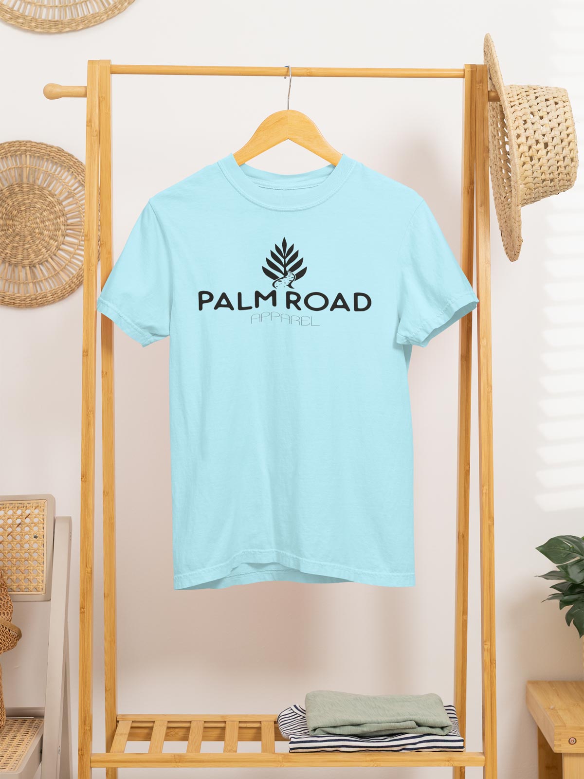 Palm Road Logo T-Shirt | Black Print