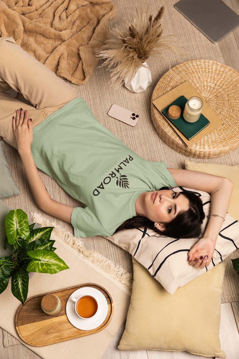 Palm Road Logo T-Shirt | Black Print