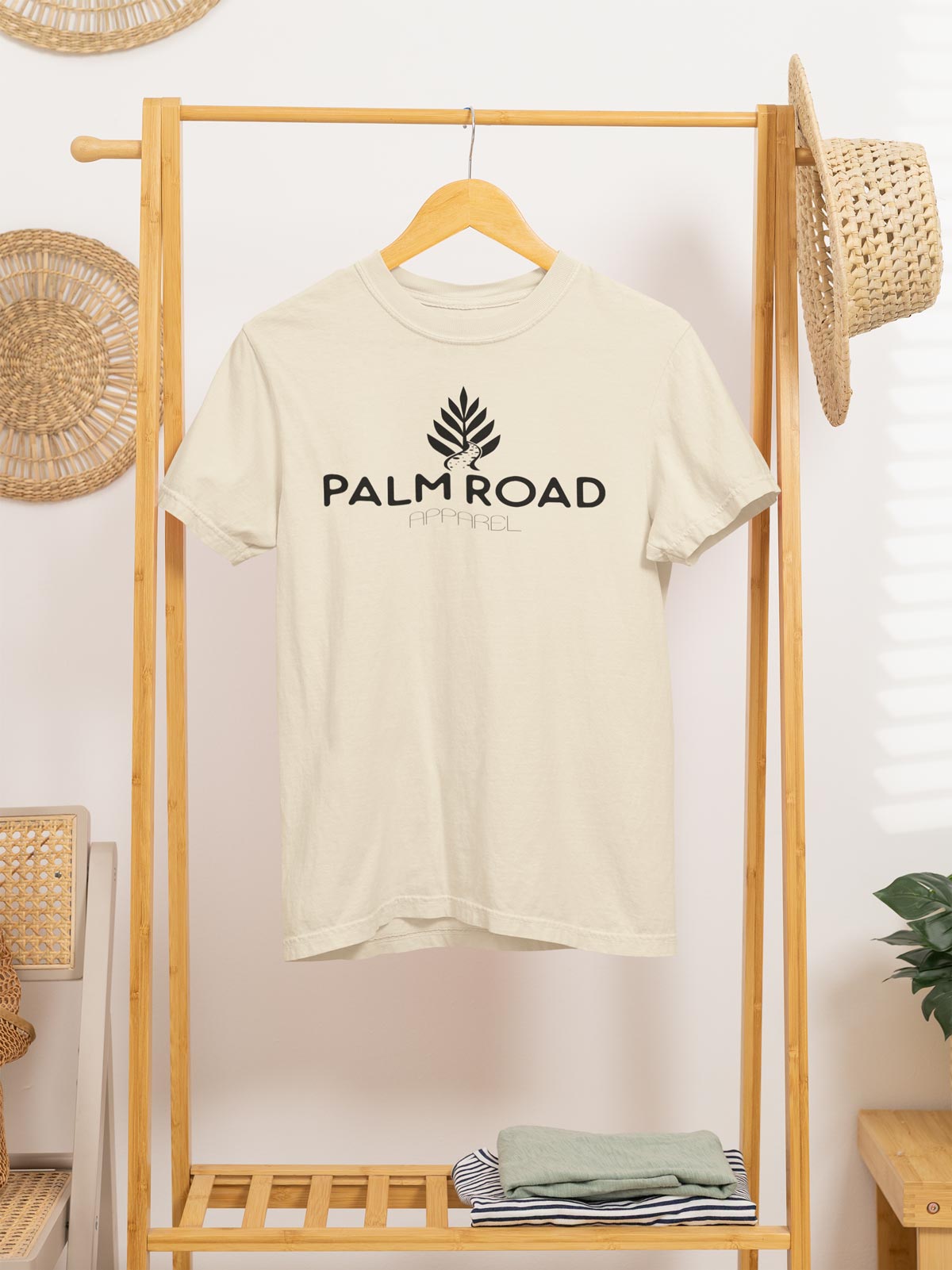 Palm Road Logo T-Shirt | Black Print