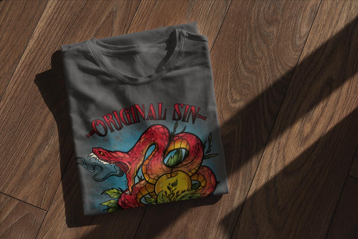 Original Sin | Tattoo Inspired Graphic Tee Shirt