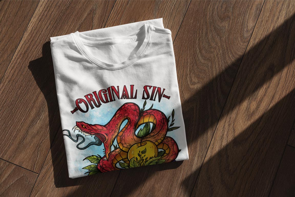 Original Sin | Tattoo Inspired Graphic Tee Shirt