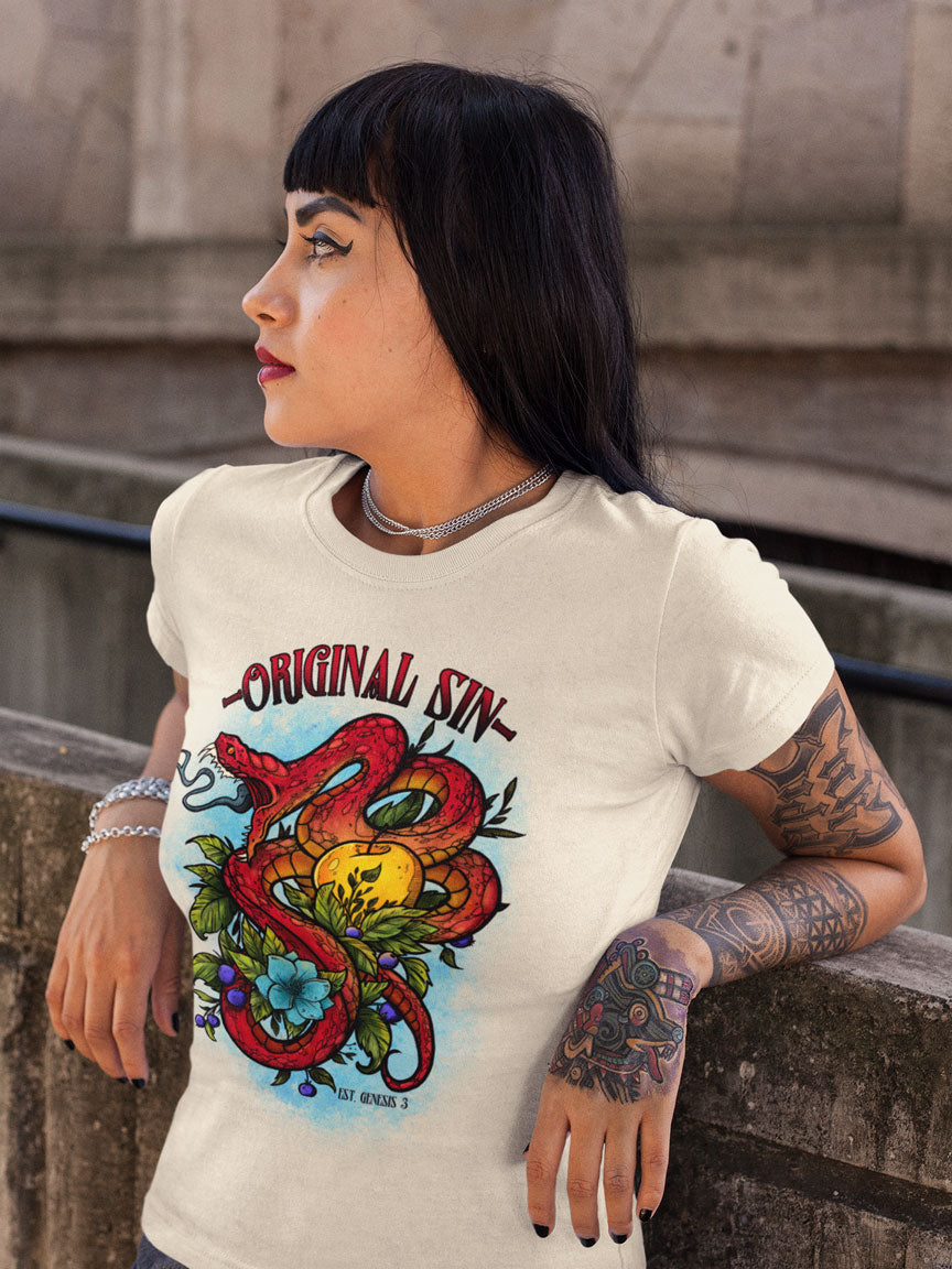 Original Sin | Tattoo Inspired Graphic Tee Shirt