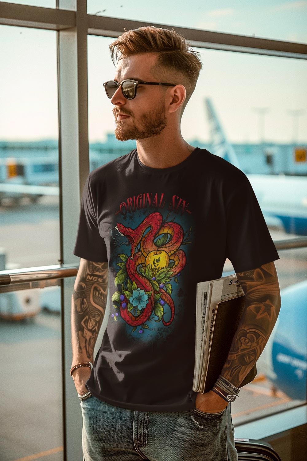 Original Sin | Tattoo Inspired Graphic Tee Shirt