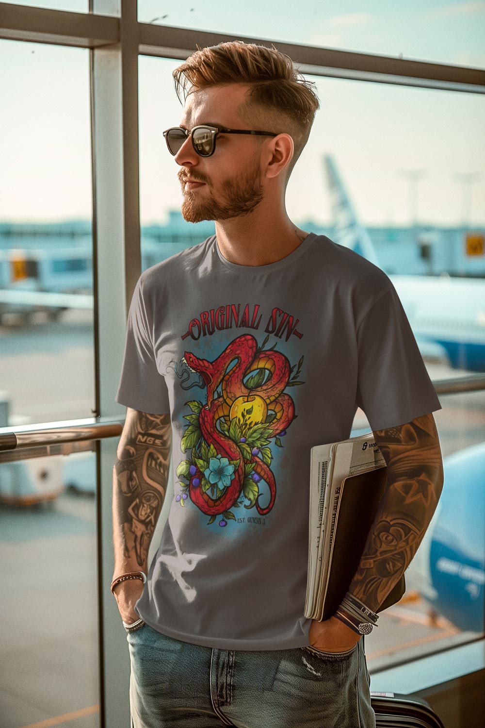Original Sin | Tattoo Inspired Graphic Tee Shirt