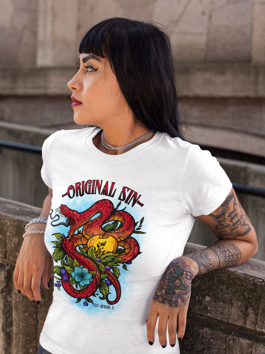 Original Sin | Tattoo Inspired Graphic Tee Shirt