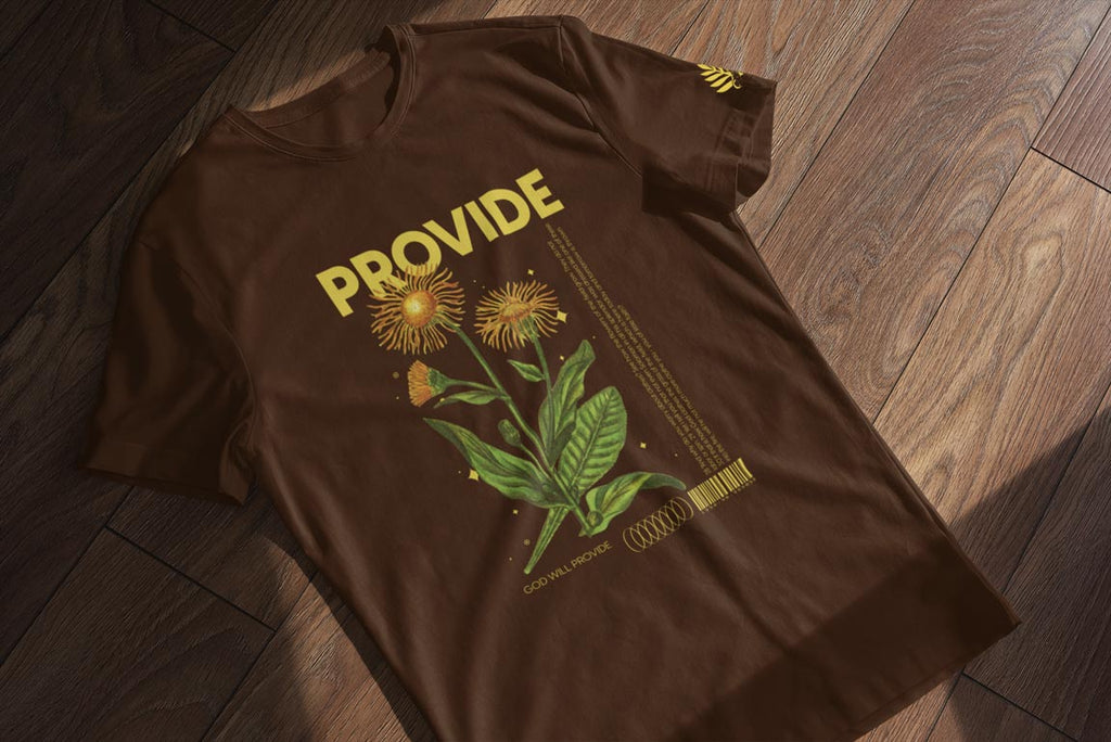 Provide Floral Graphic Tee — Matthew 6:28-30