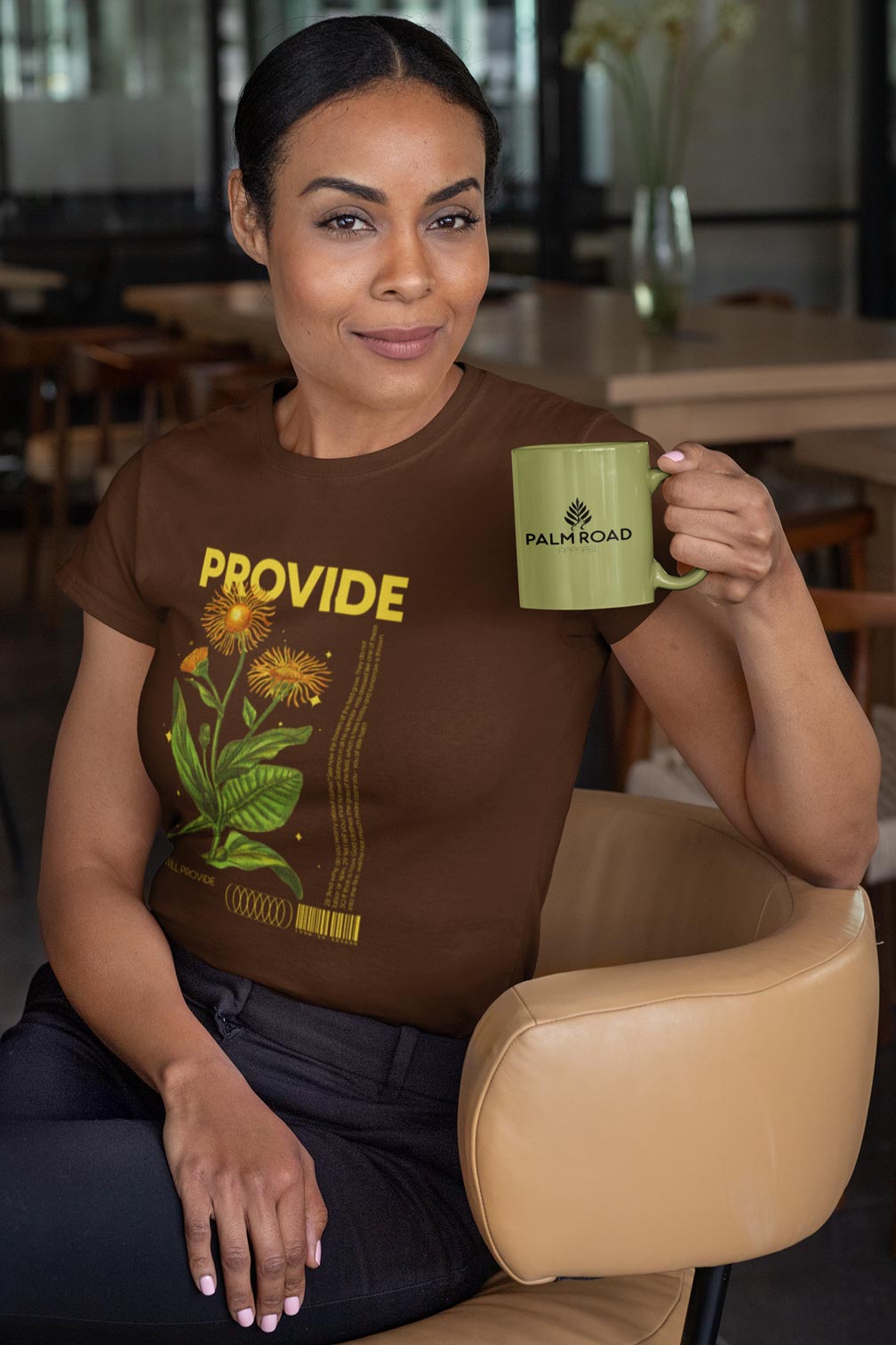 Provide Floral Graphic Tee — Matthew 6:28-30