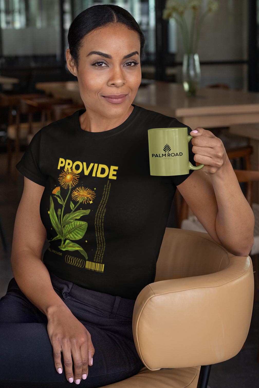 Provide Floral Graphic Tee — Matthew 6:28-30