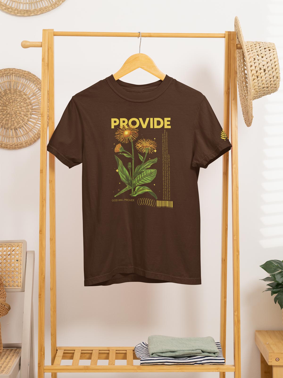 Provide Floral Graphic Tee — Matthew 6:28-30