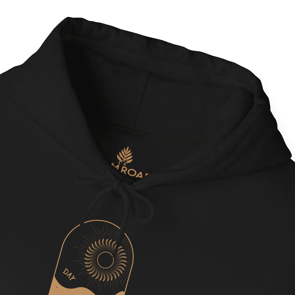 Day One Stuff| Minimal Sun and Moon Graphic Hoodie