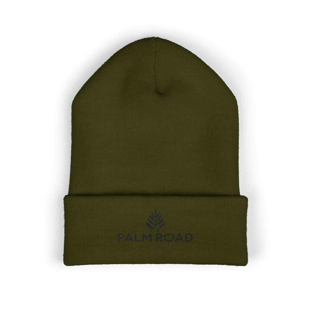 Palm Road |Embroidered Cuffed Beanie