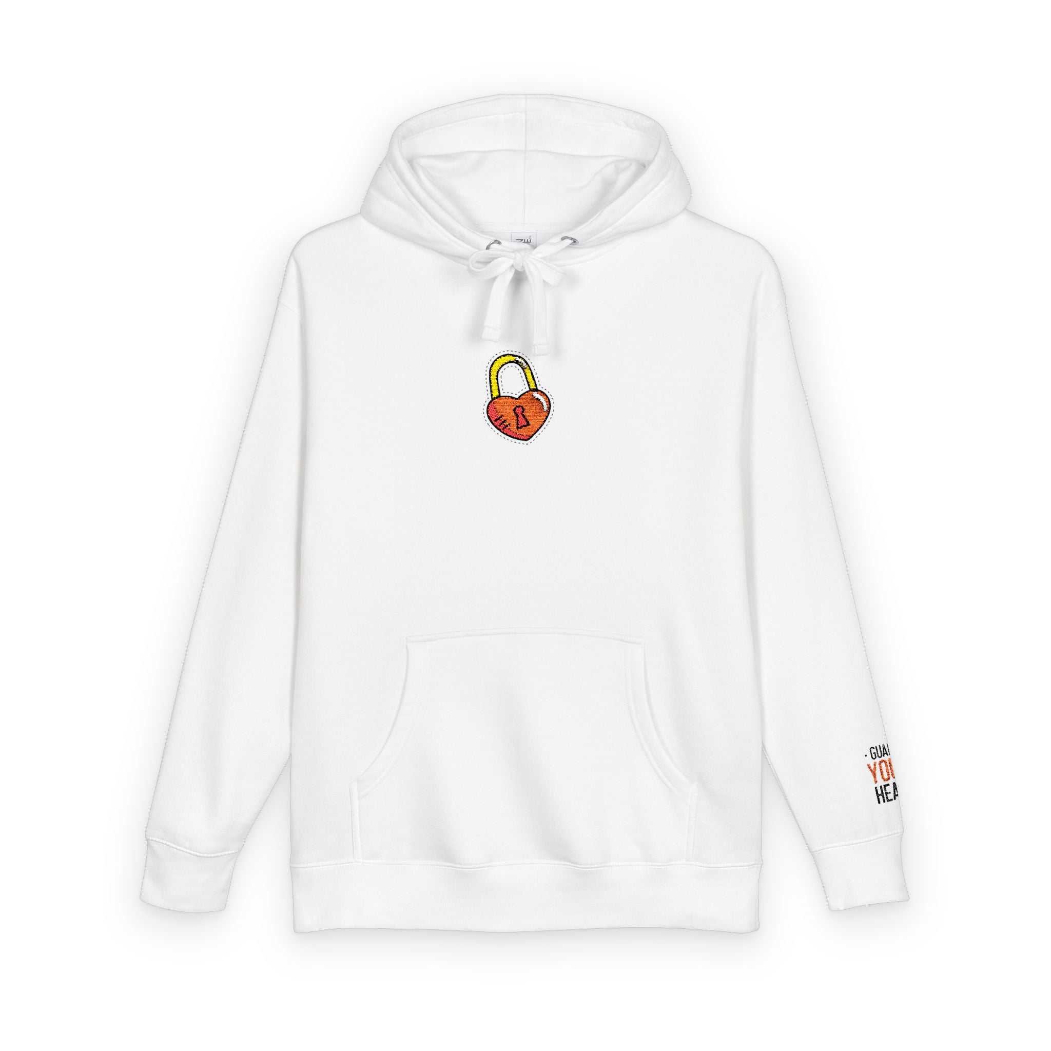 Hoodie — Cozy Heart Lock Graphic Pullover