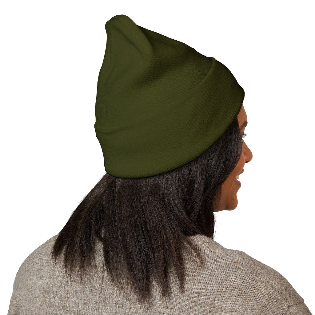 Palm Road |Embroidered Cuffed Beanie