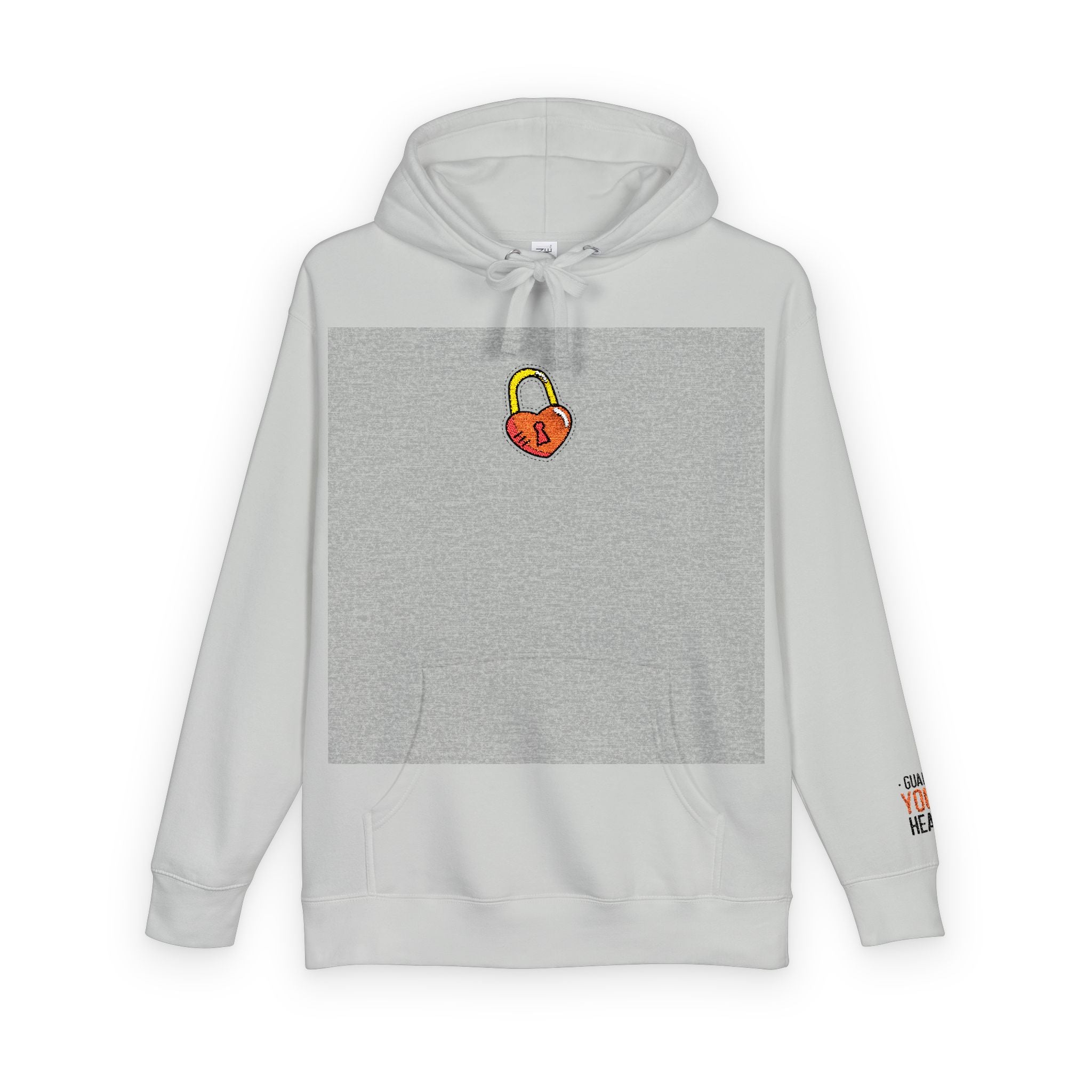 Hoodie — Cozy Heart Lock Graphic Pullover