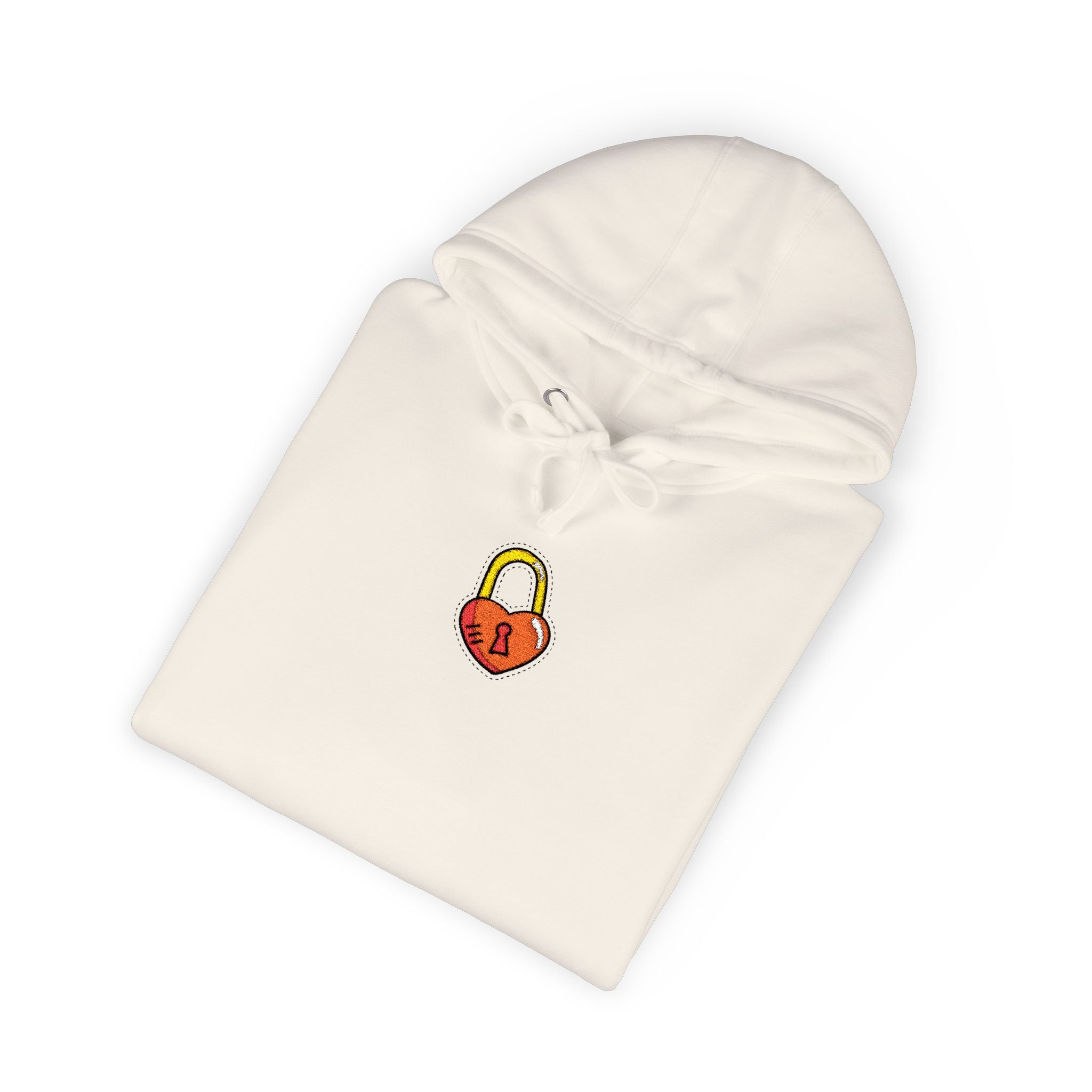 Hoodie — Cozy Heart Lock Graphic Pullover