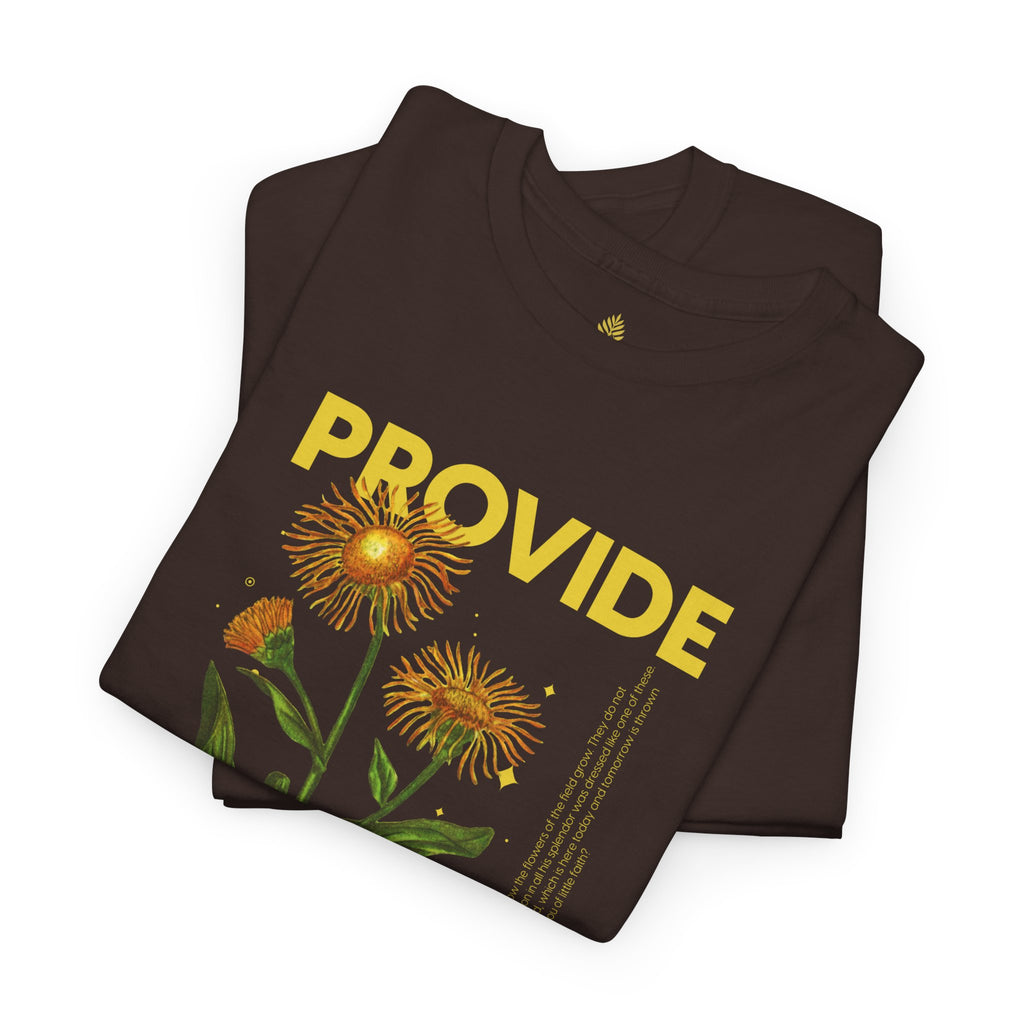 Provide Floral Graphic Tee — Matthew 6:28-30