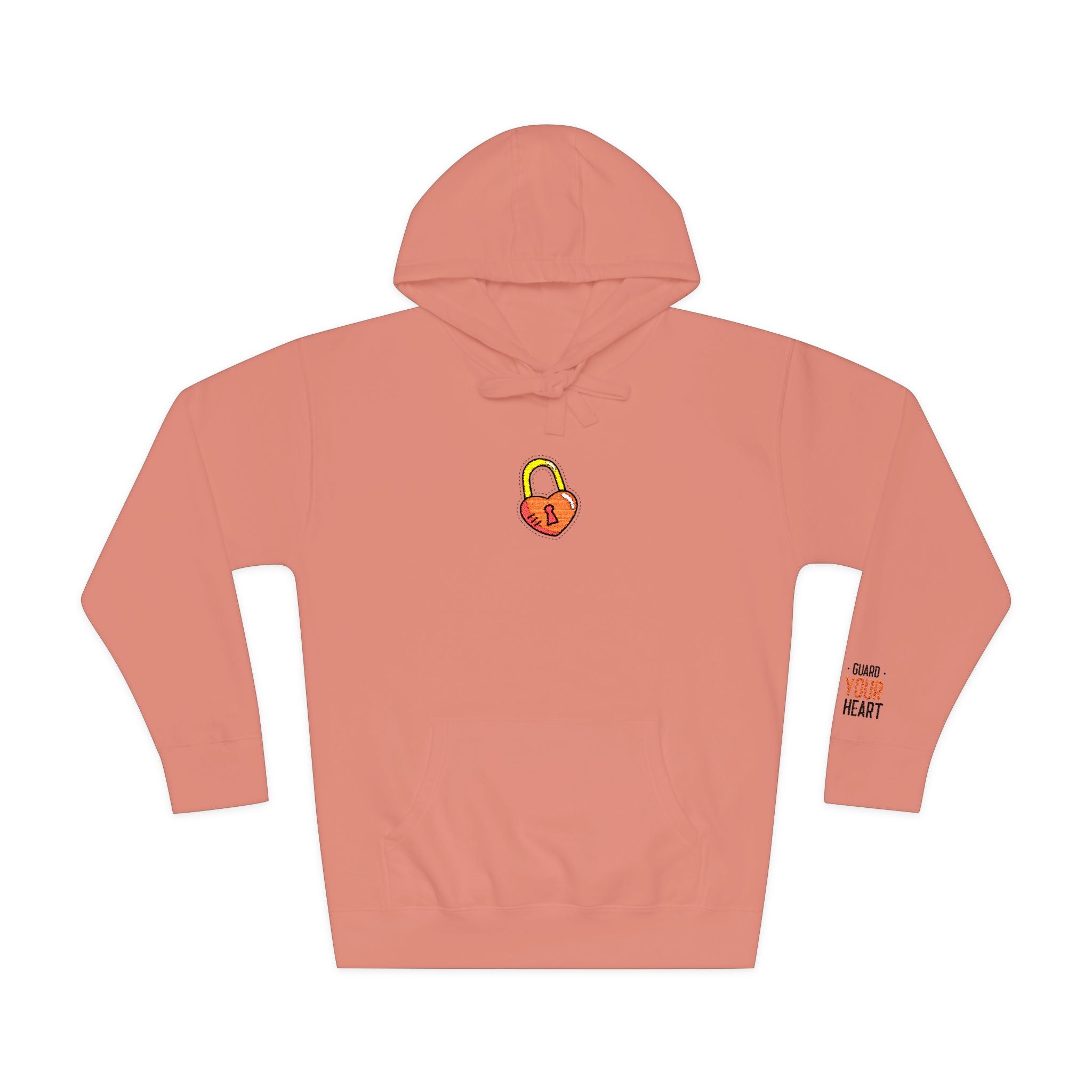 Hoodie — Cozy Heart Lock Graphic Pullover