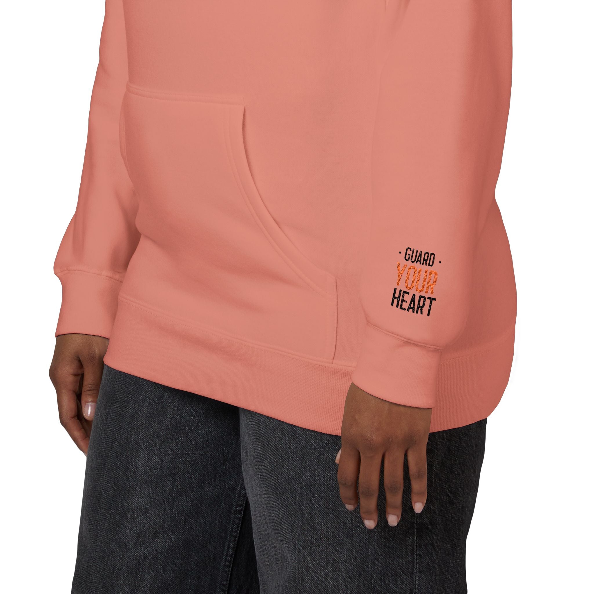 Hoodie — Cozy Heart Lock Graphic Pullover