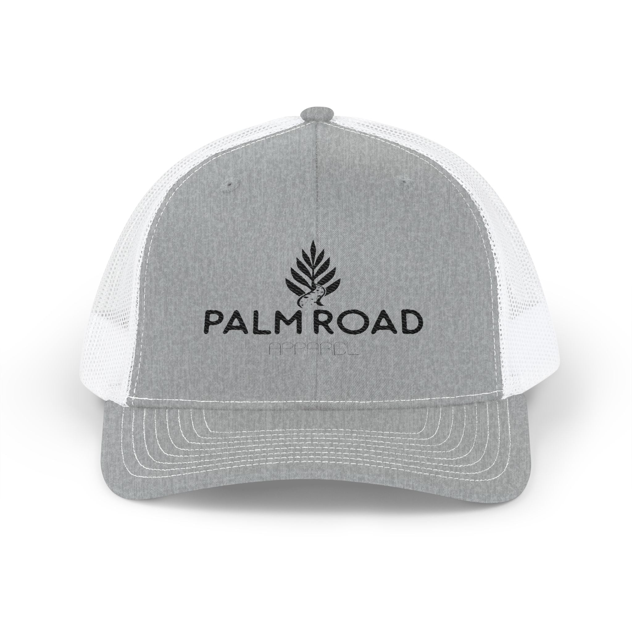 Embroidered Palm Road Snapback Trucker Hat