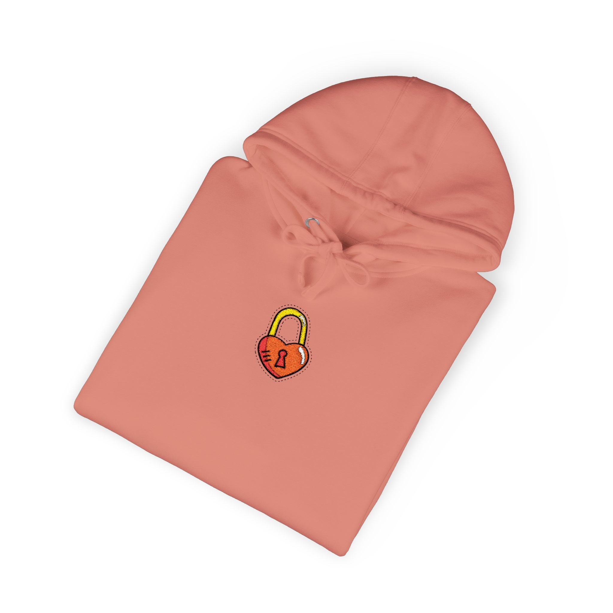 Hoodie — Cozy Heart Lock Graphic Pullover