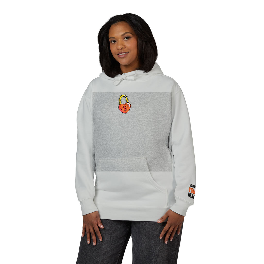 Hoodie — Cozy Heart Lock Graphic Pullover