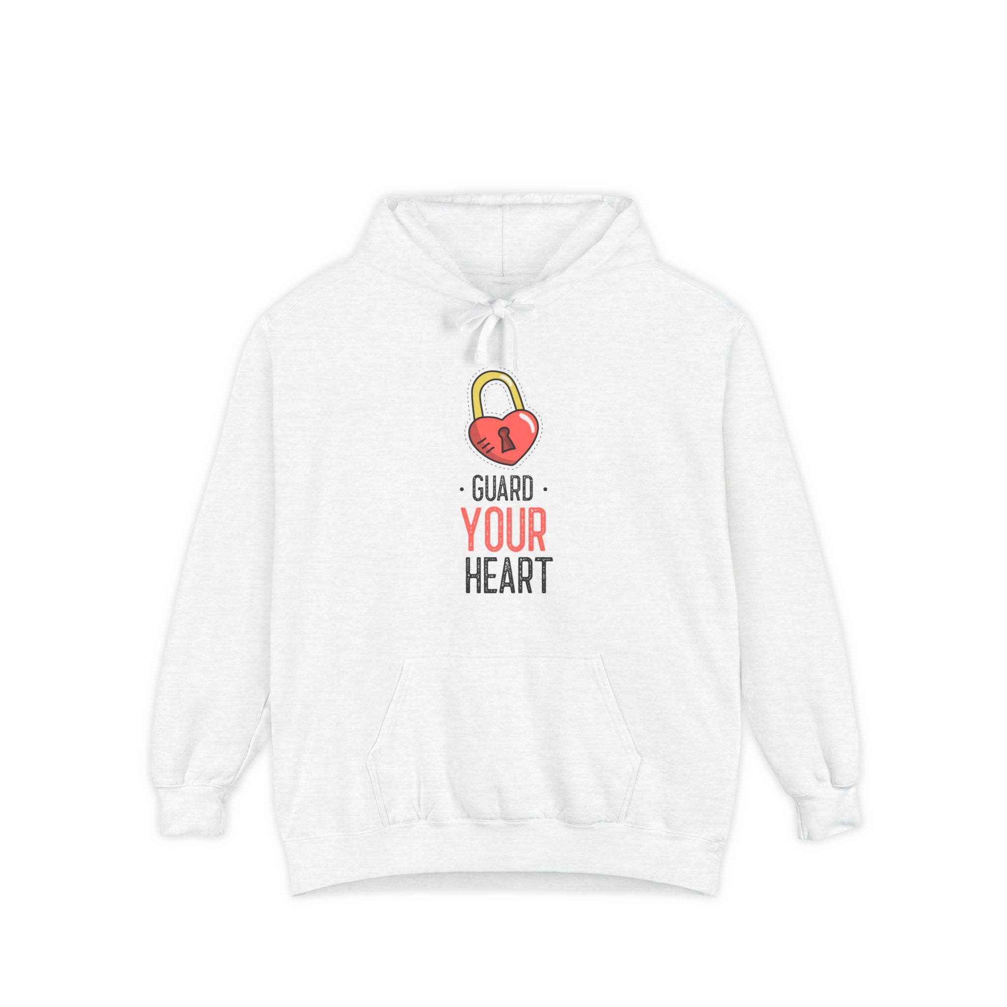 Guard Your Heart Hoodie | Padlock Valentine's Day Graphic