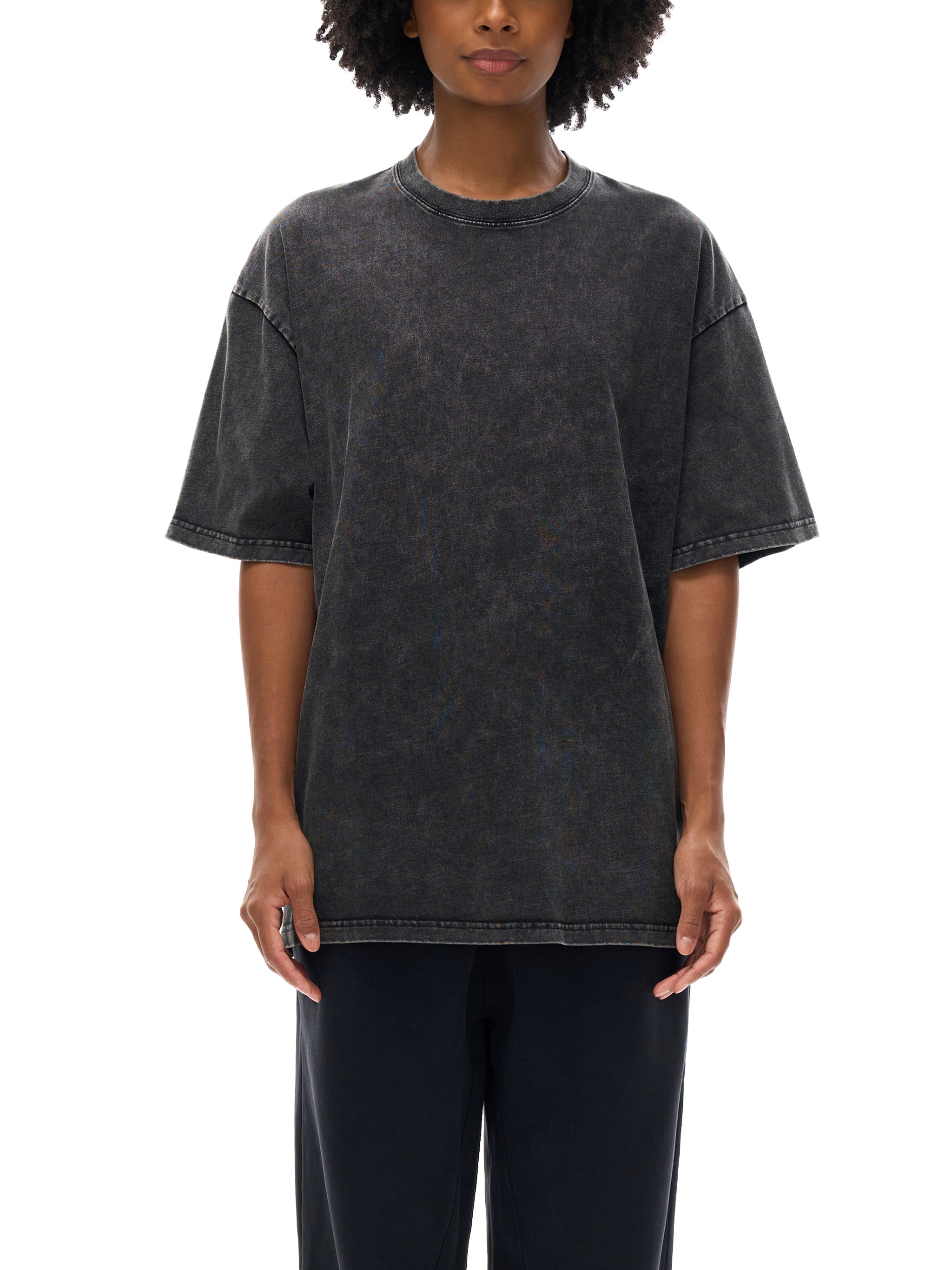 The Fifth Day Was A Good Day | Christian Faith Inspired Snow Washed Oversized Cotton T-Shirt