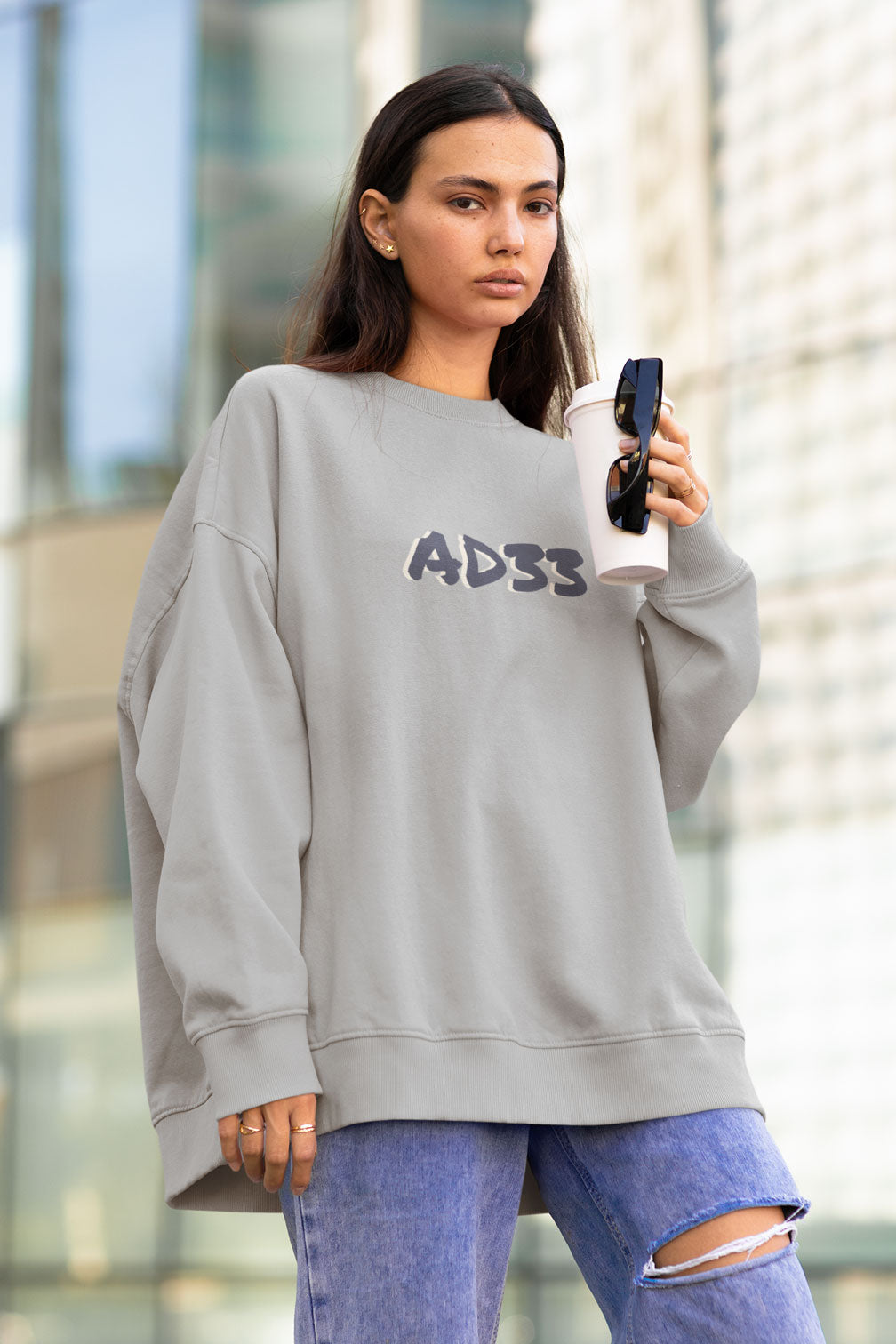 AD33 | Christian Faith Inspired Oversized Fleeced Sweatshirt