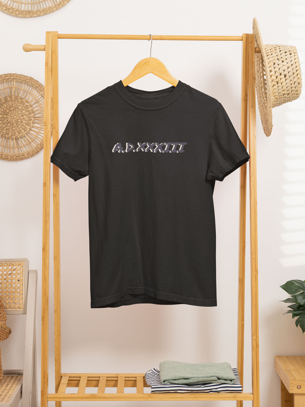 A.D.XXXIII | Christian Faith InspiredVintage Washed Oversized Cotton T-Shirt