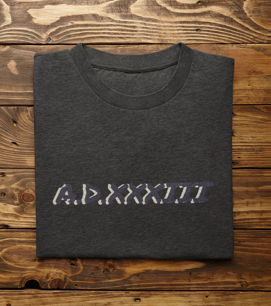 A.D.XXXIII | Christian Faith InspiredVintage Washed Oversized Cotton T-Shirt