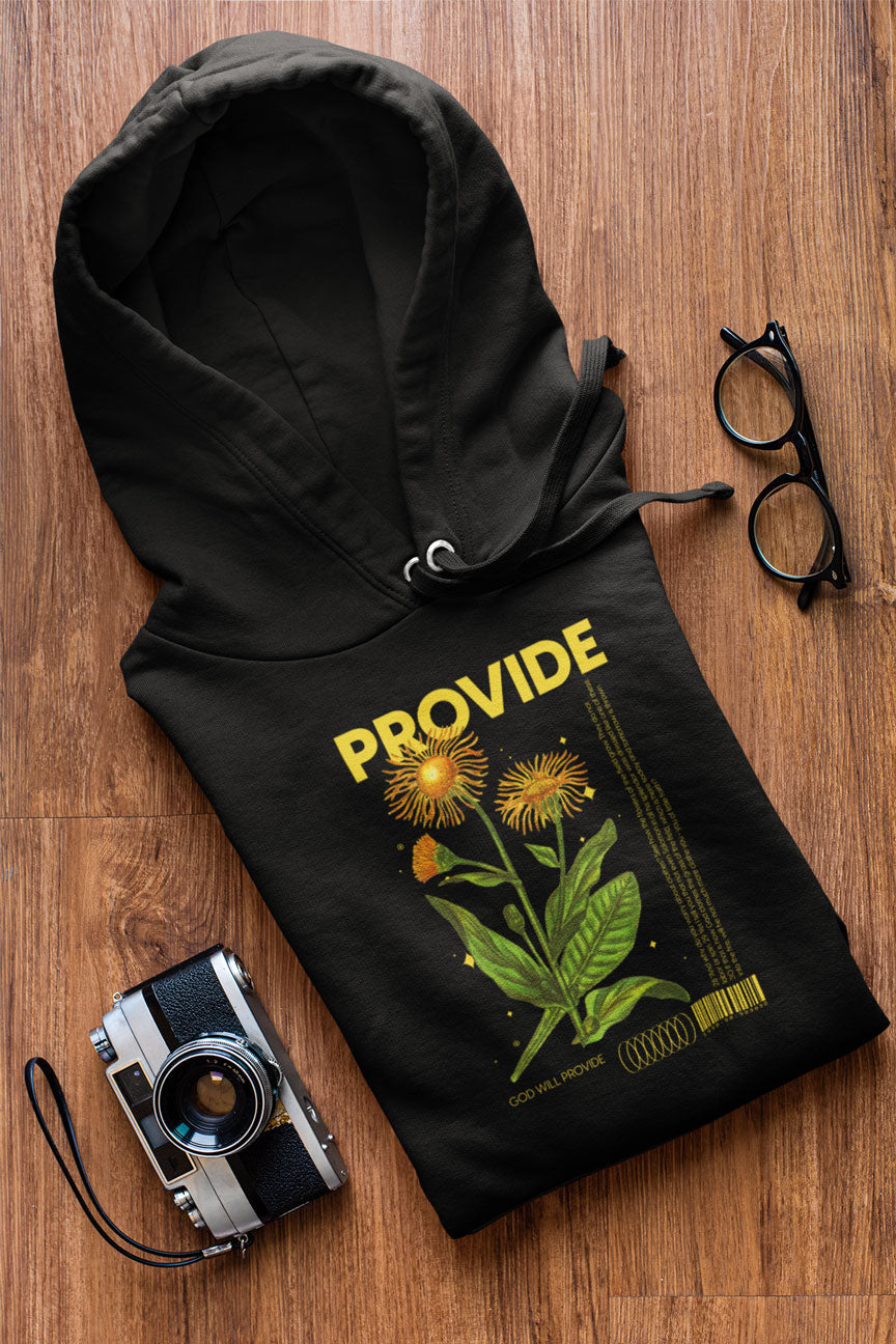 God Will Provide | Oversized Fleece Hoodie