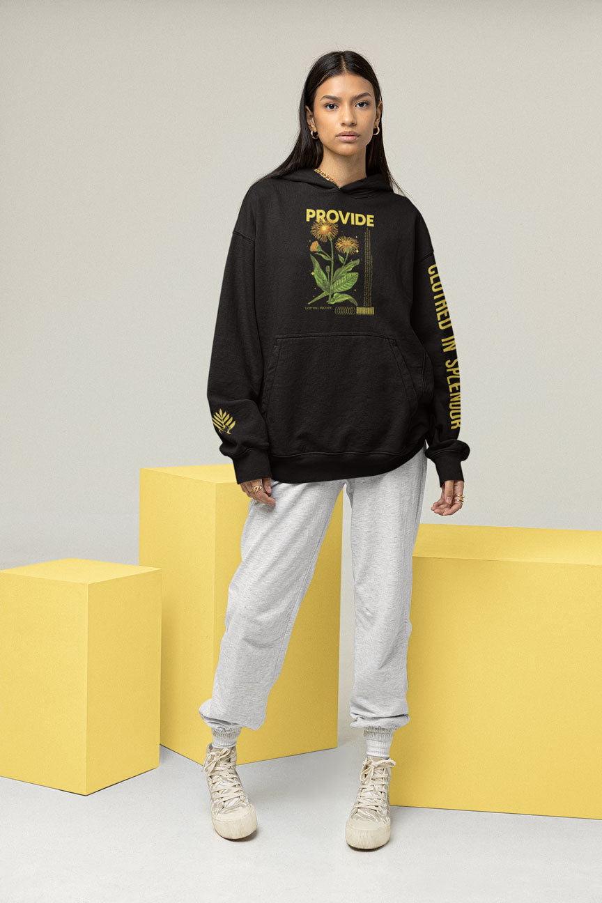 God Will Provide | Oversized Fleece Hoodie